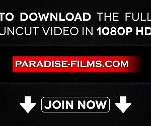 Paradise филми млади червенокоса получава прецака с две момчета задника